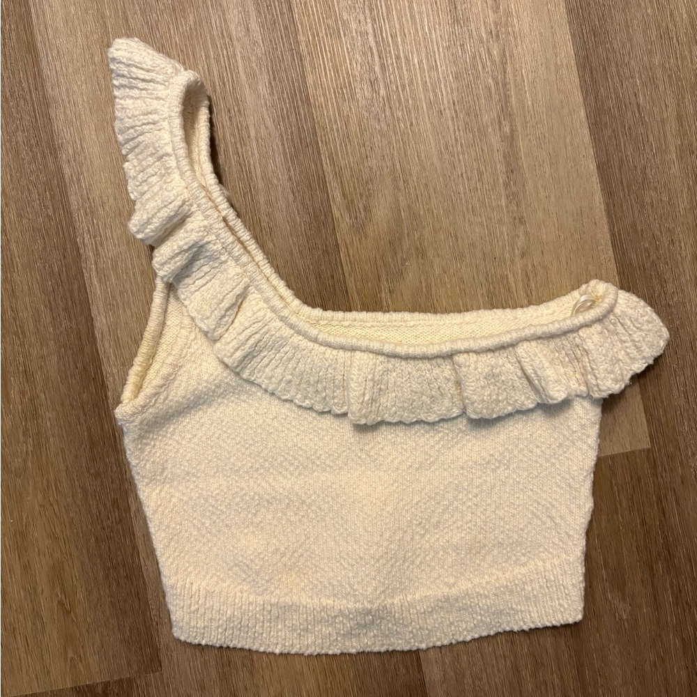 Urban Outfitters Cream Knit Top